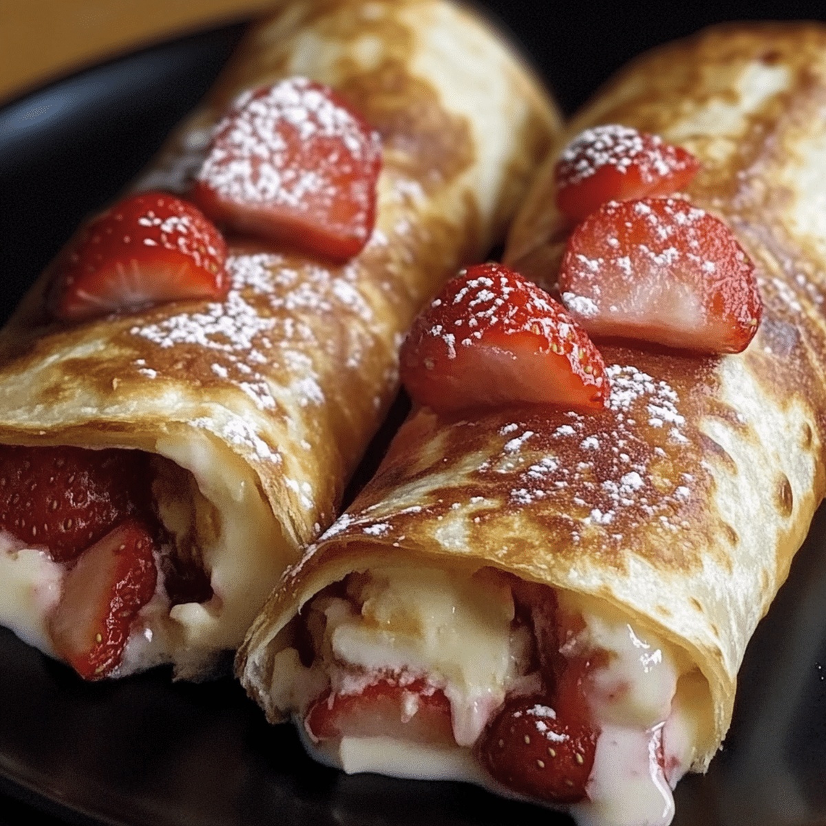 Strawberry Cheesecake Chimichangas Recipe