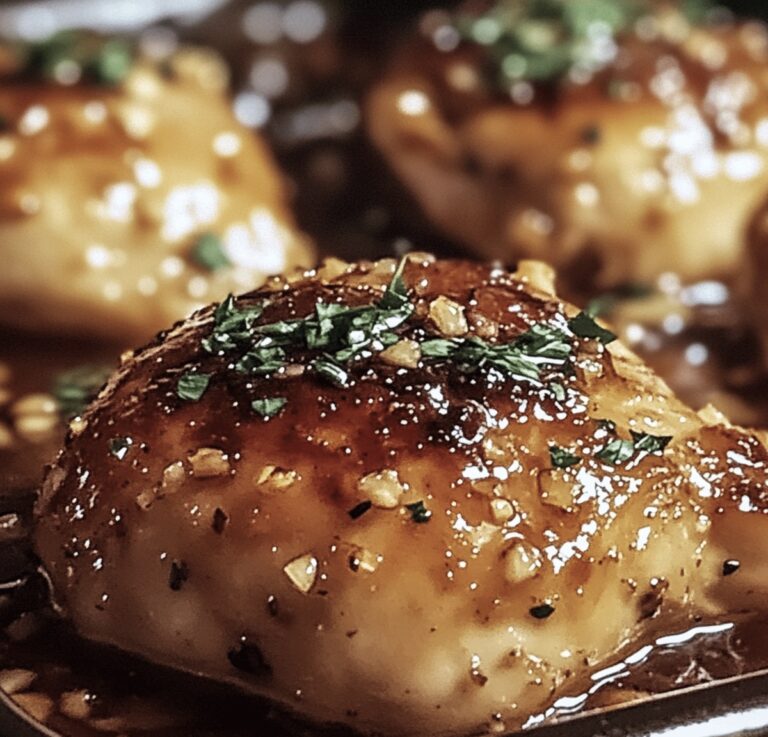 Baked Garlic Brown Sugar Chicken Recipe