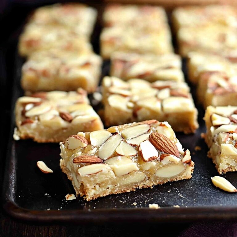 Crunchy Almond Bars Recipe