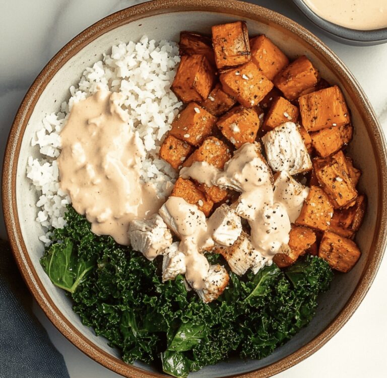 Roasted Sweet Potato, Chicken, Kale, And Rice Bowls For Two Recipe