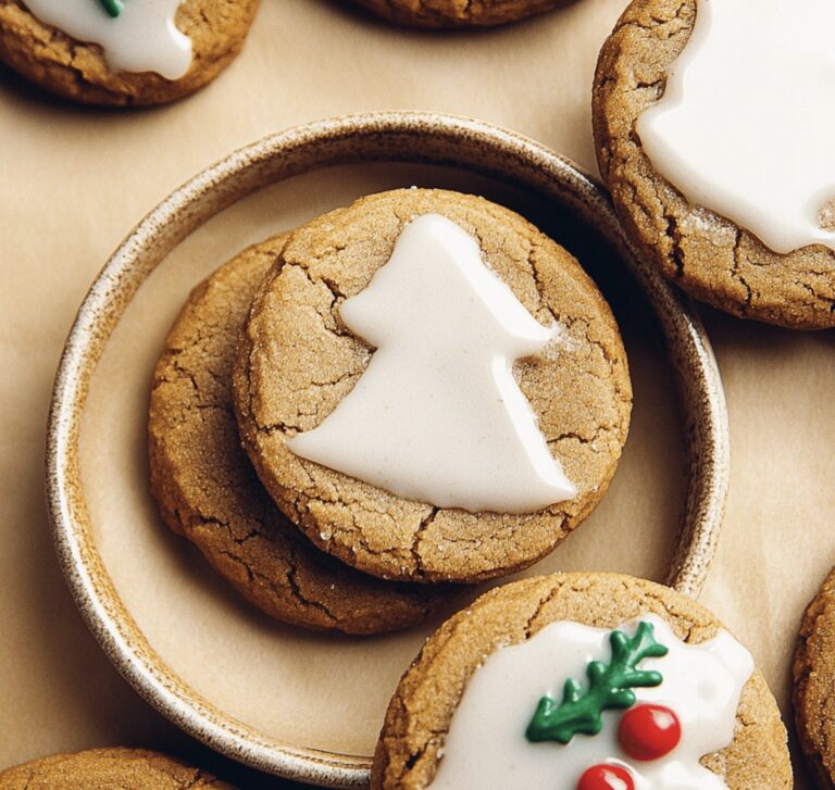 Soft Gingerbread Cookies With Maple Glaze Recipe