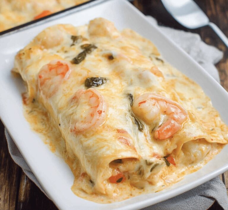 Creamy Shrimp Enchiladas Recipe