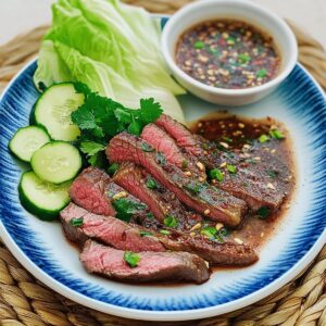 Crying Tiger Beef With Nam Jim Jaew Sauce Recipe