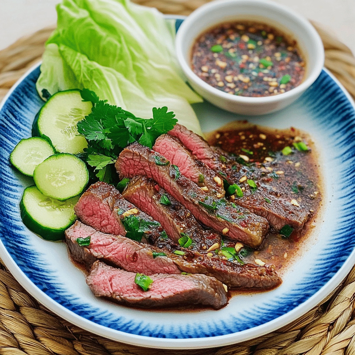 Crying Tiger Beef With Nam Jim Jaew Sauce Recipe
