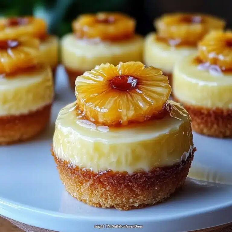 Mini Pineapple Upside-Down Cheesecakes Recipe