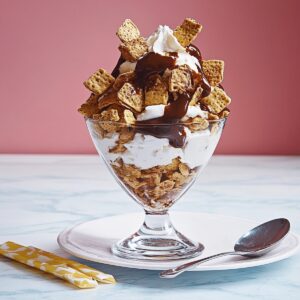 Hot Fudge Golden Grahams Parfait Recipe