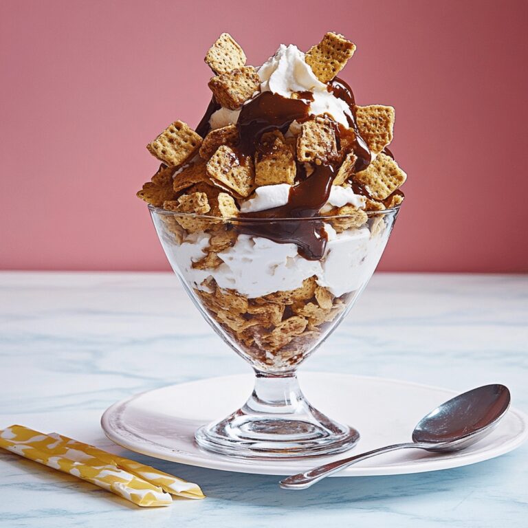 Hot Fudge Golden Grahams Parfait Recipe