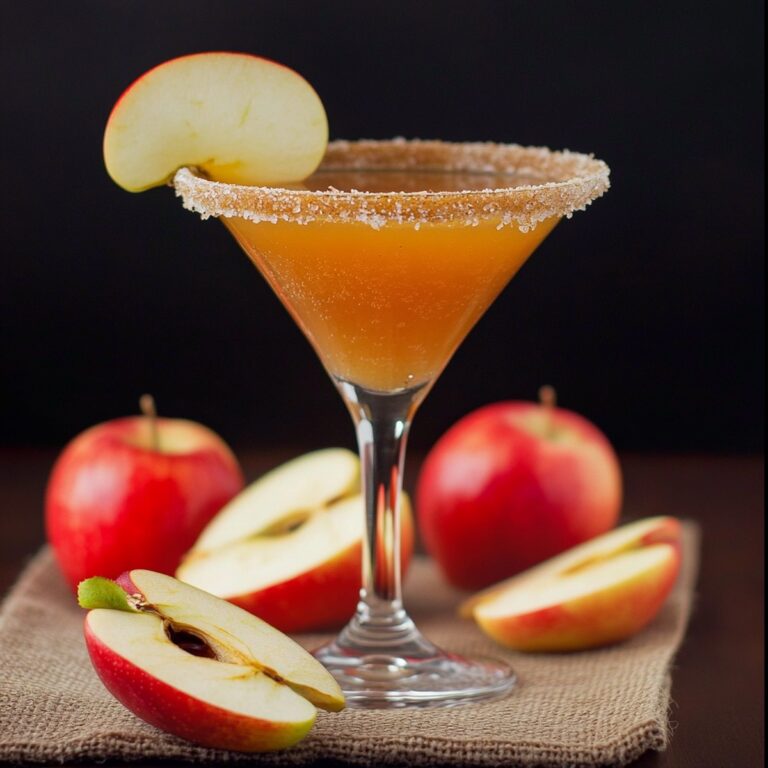 Smooth Caramel Apple Pie Martini Recipe
