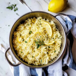 Tangy Greek Lemon Rice Recipe