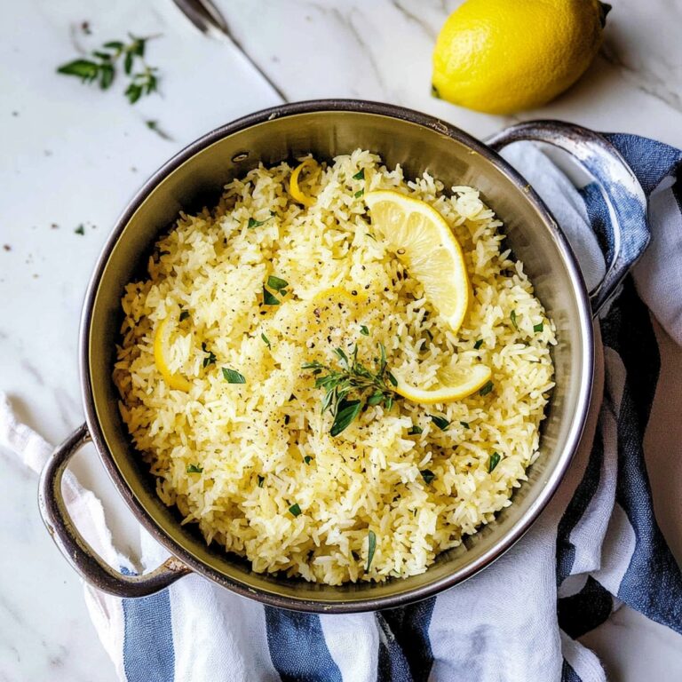 Tangy Greek Lemon Rice Recipe