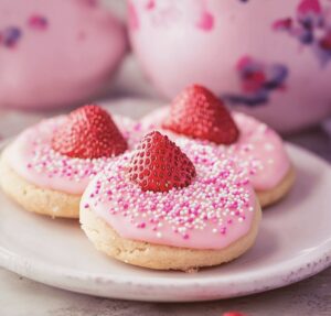 Strawberry Kiss Cookies Recipe