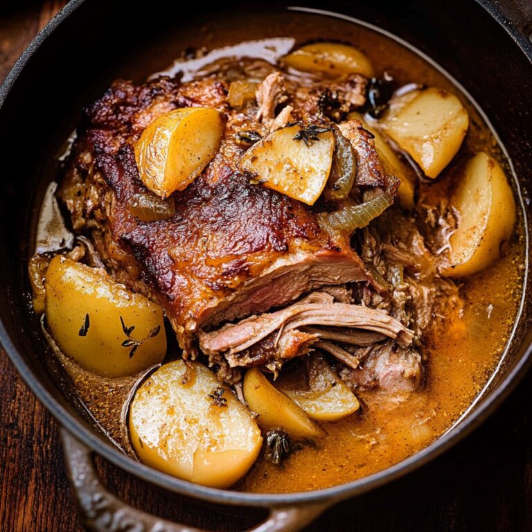 Tangy Apple Cider Braised Pork Shoulder Recipe
