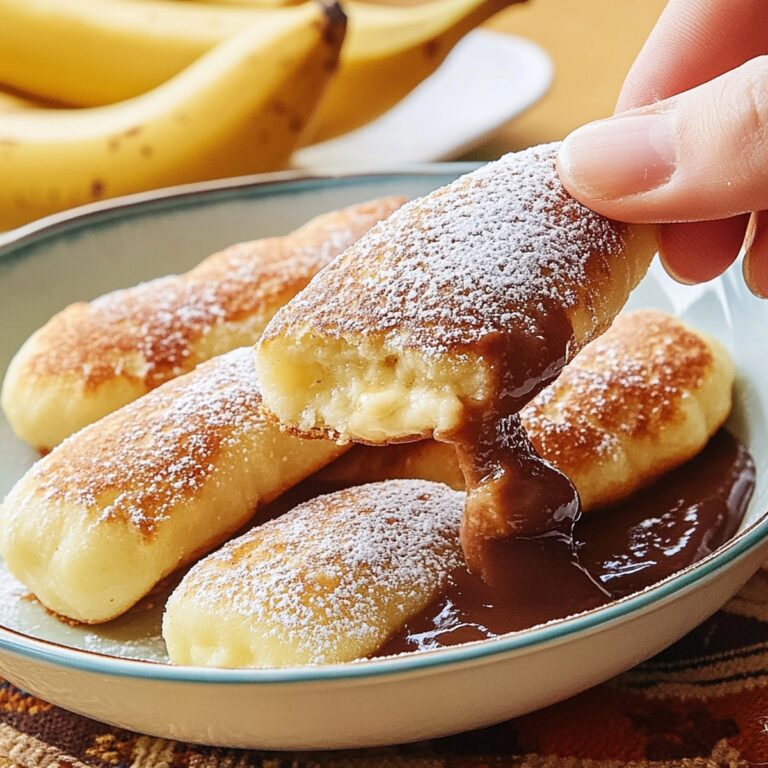 Crispy Banana Pancake Dippers Recipe