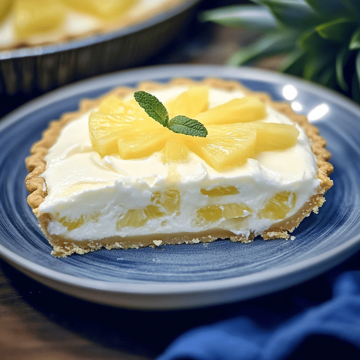 Frozen Pineapple Pie Recipe