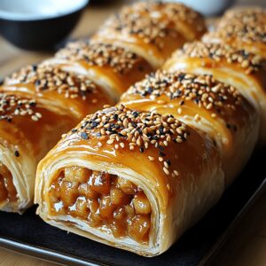 Honey Mustard Chicken Sausage Rolls Recipe