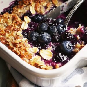 Hearty Baked Blueberry Oatmeal Recipe