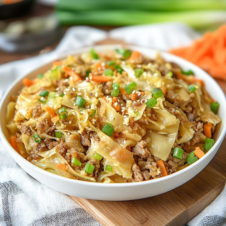 Crispy Inside Out Egg Roll Recipe