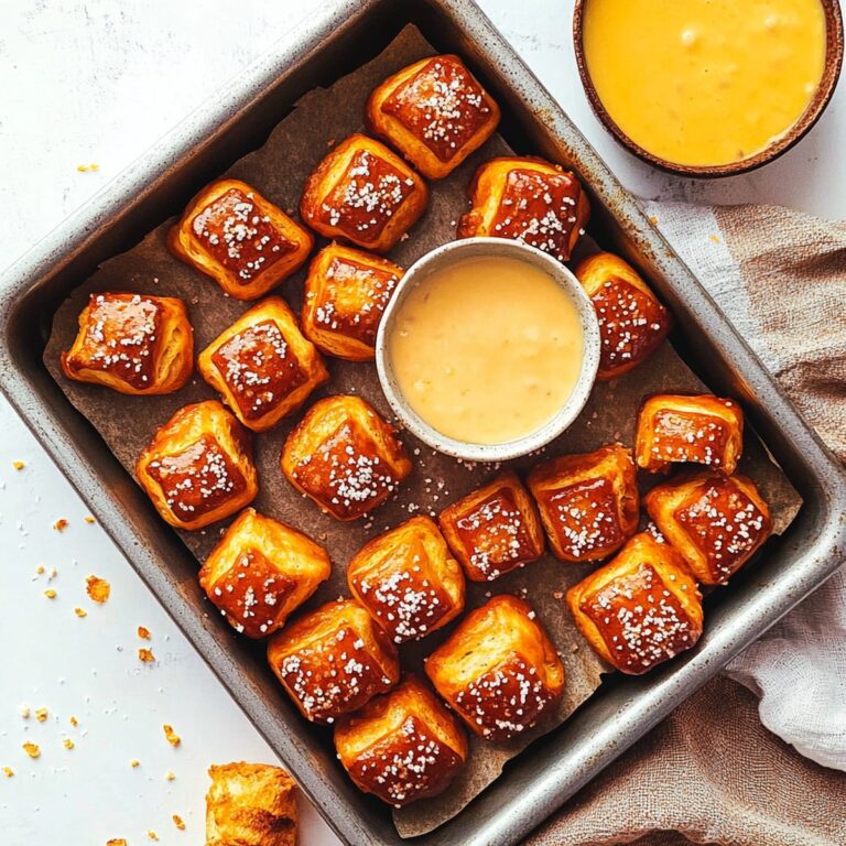 Crispy Soft Pretzel Bites Recipe
