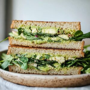 Vibrant Green Goddess Salad Sandwich Recipe