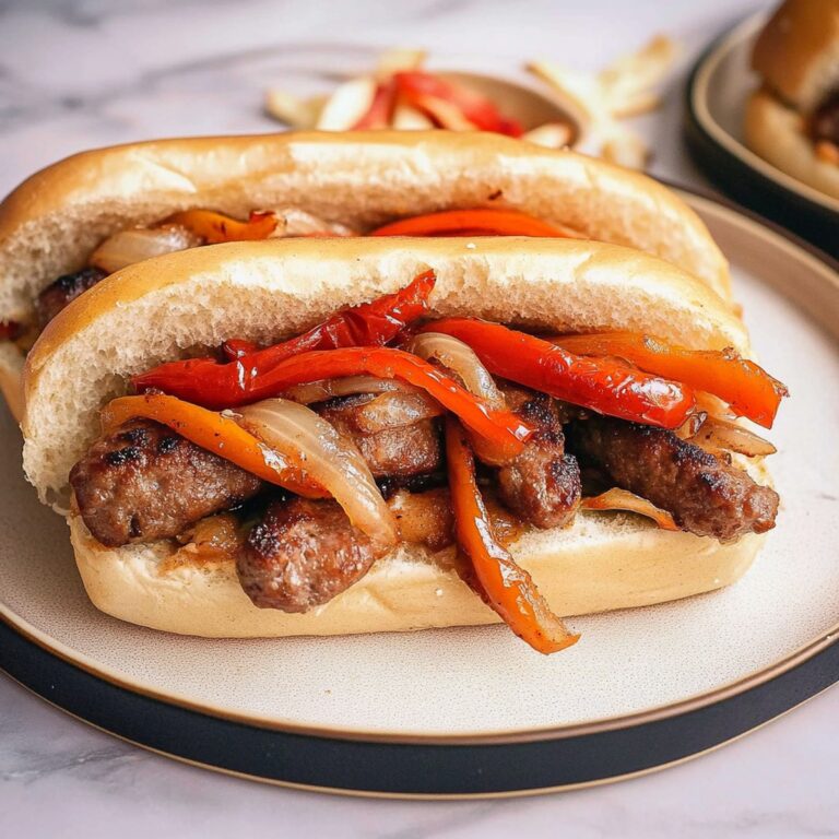 Hearty Sausage and Peppers Sandwich Recipe