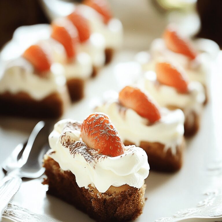 Mini Tiramisu Desserts Recipe