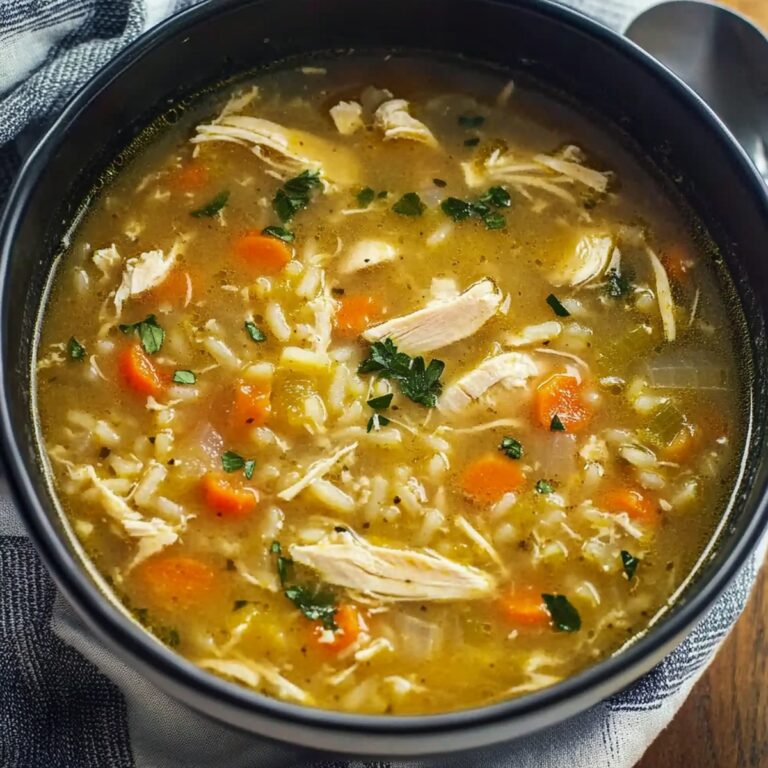 Hearty Chicken And Rice Soup Recipe