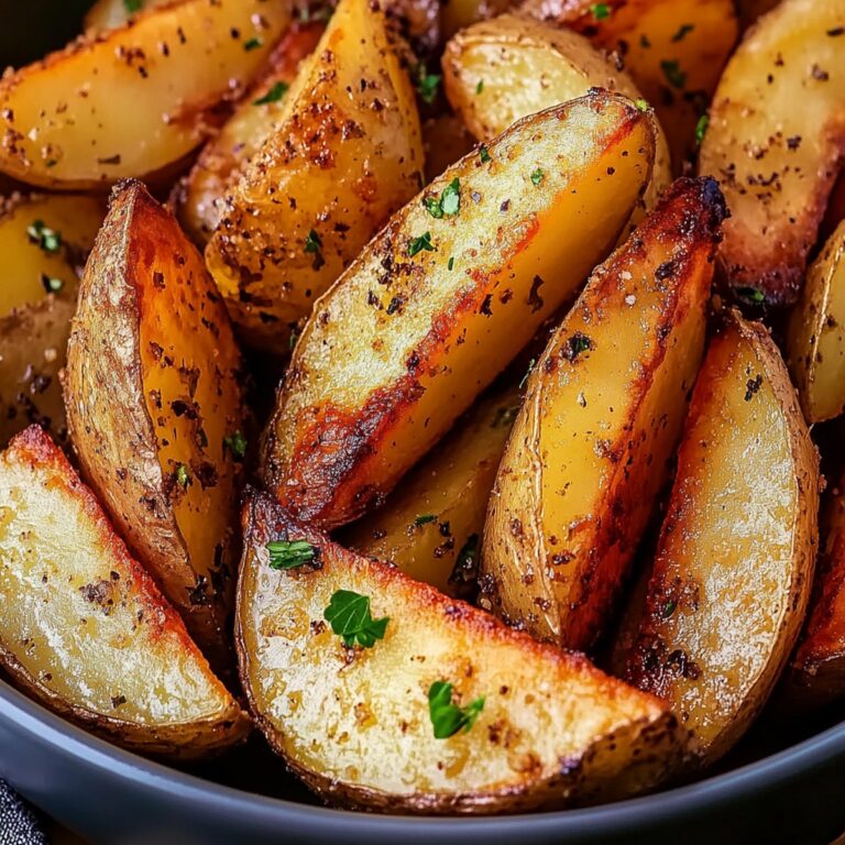 Crispy Air Fried Potato Wedges Recipe