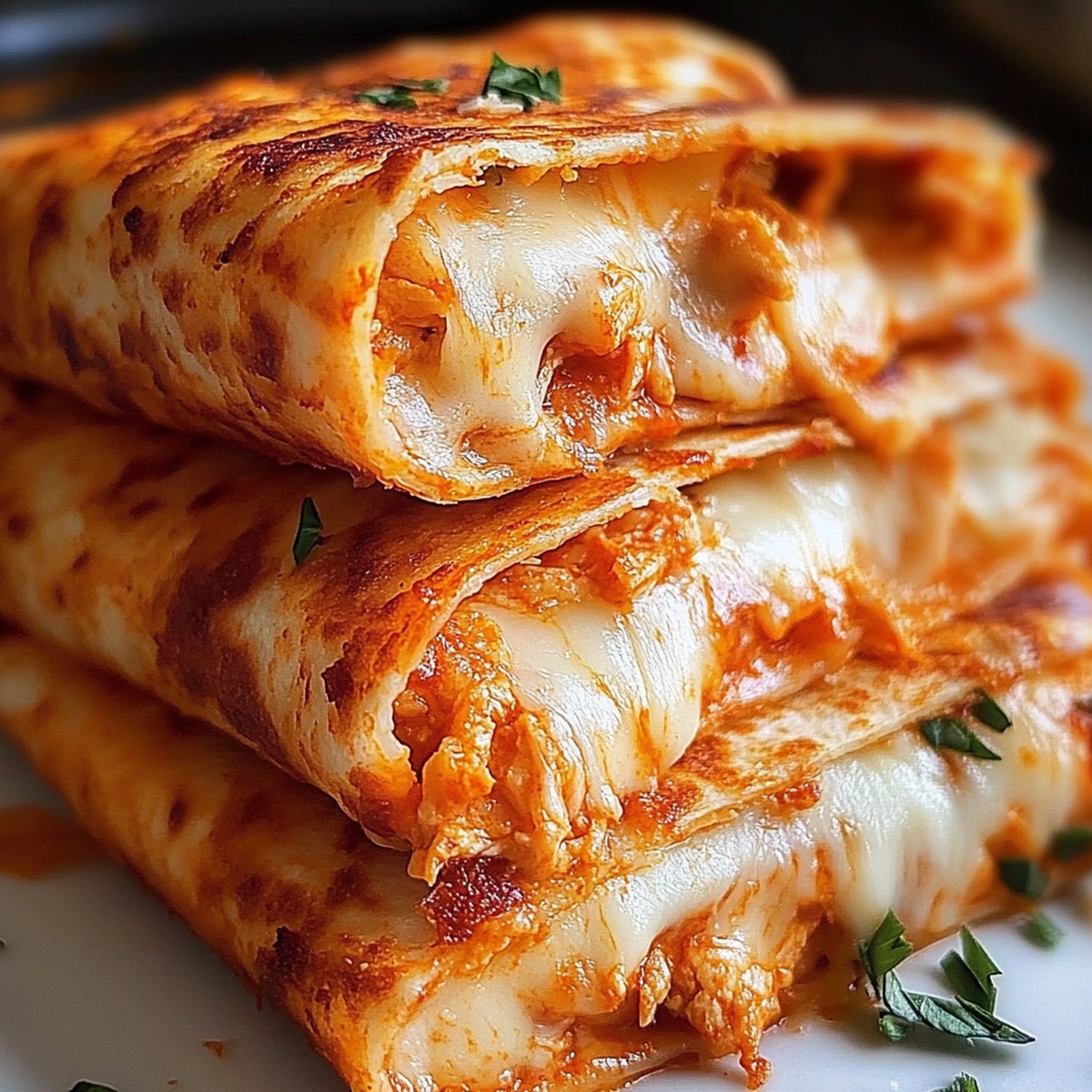 Crispy Air Fryer Chicken Parmesan Wraps Recipe