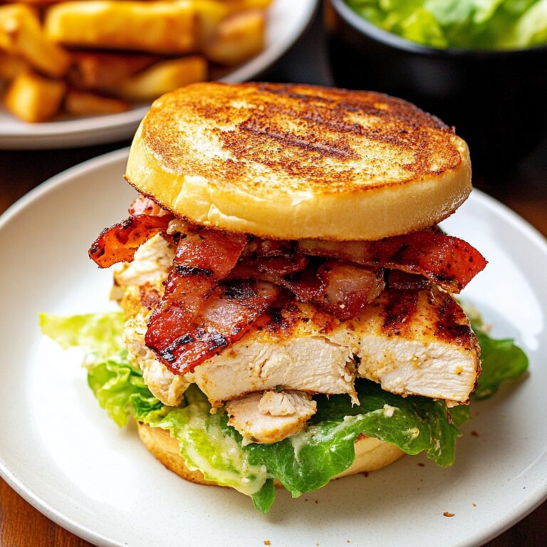 Crispy Chicken Caesar BLT Sandwich Recipe