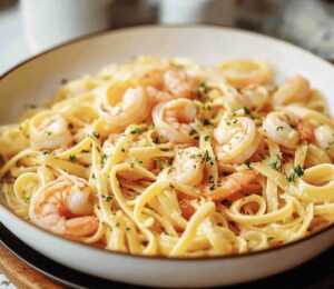 Garlic Butter Shrimp Pasta Recipe