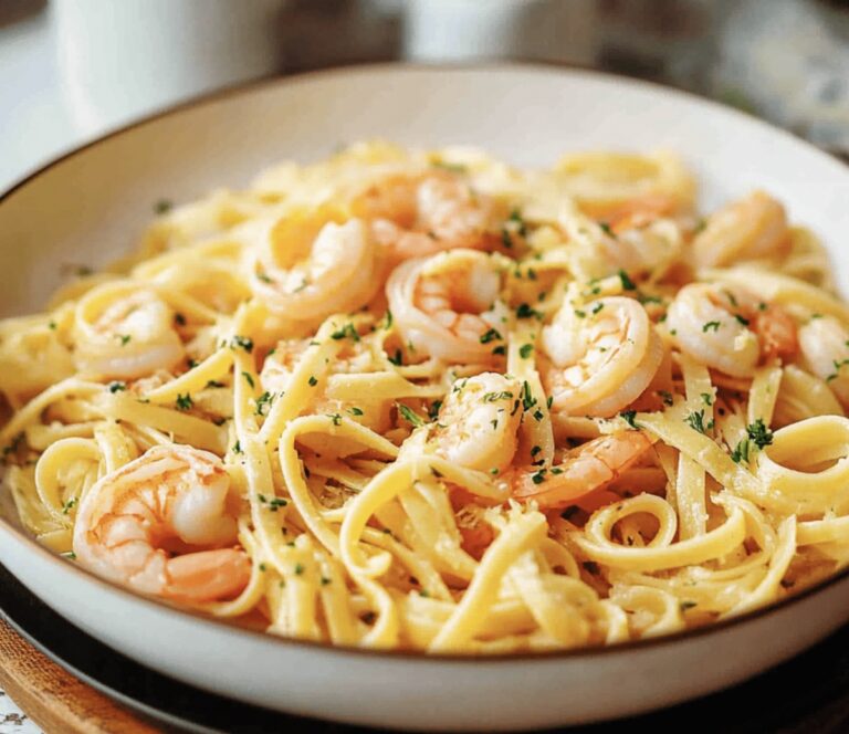 Garlic Butter Shrimp Pasta Recipe