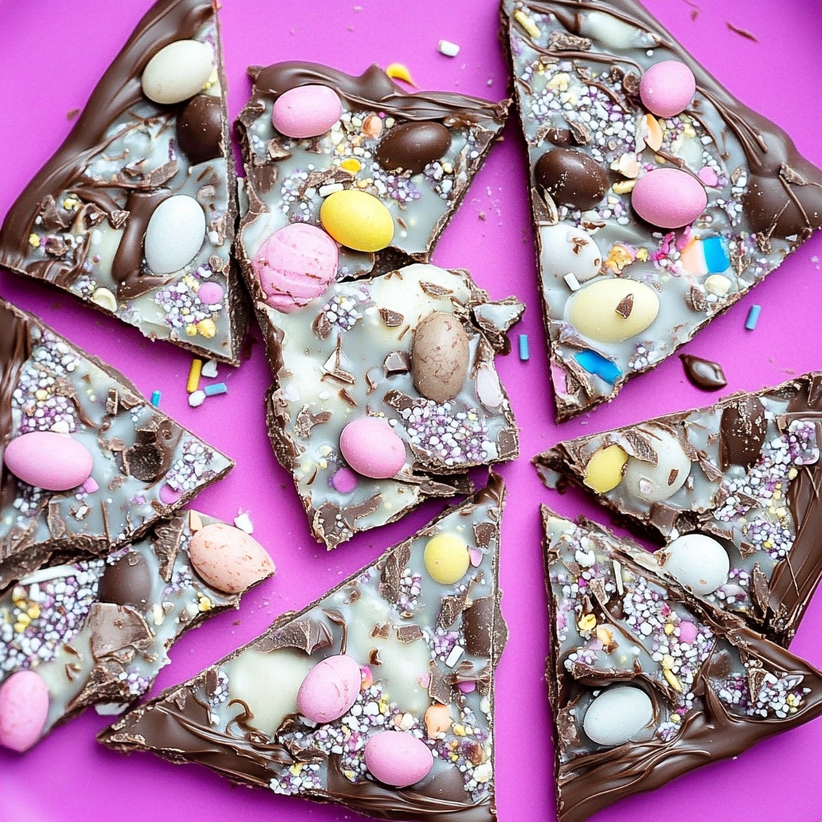 Festive Easter Chocolate Bark Recipe