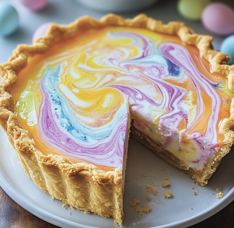 Heavenly Easter Swirl Pie Recipe
