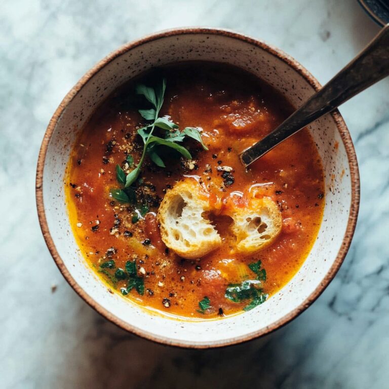 Rustic Italian Tomato and Bread Soup Recipe