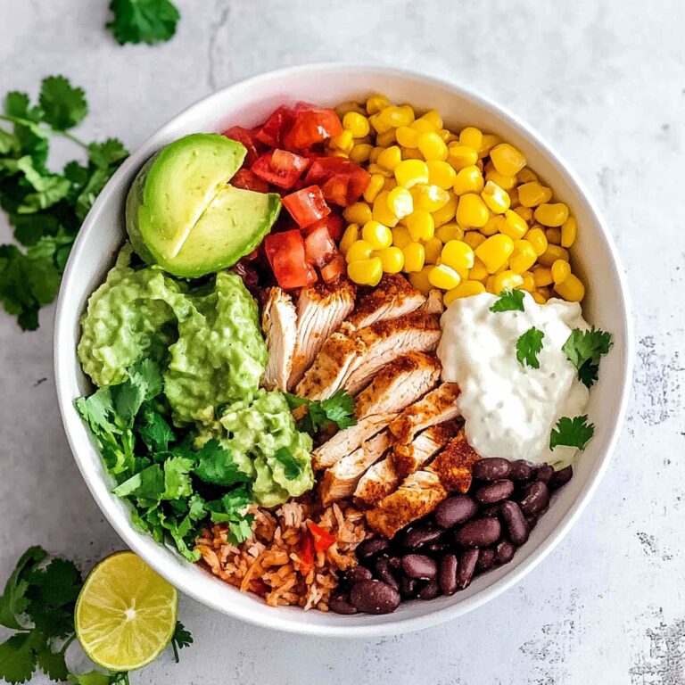 Hearty Chicken Burrito Bowl Recipe