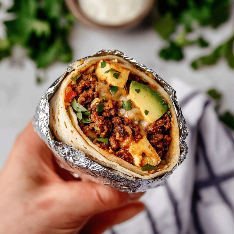 Chorizo Breakfast Burrito Recipe