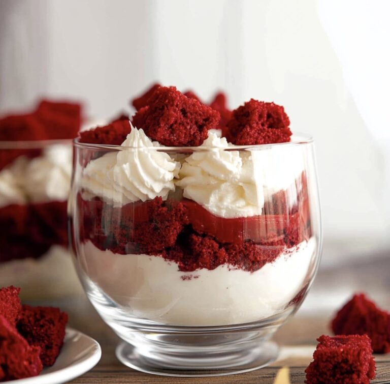 Elegant Red Velvet Cheesecake Trifle Recipe
