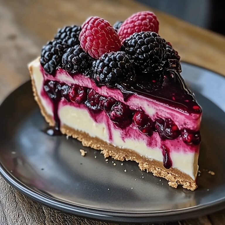 Blackberry Raspberry Cheesecake Recipe