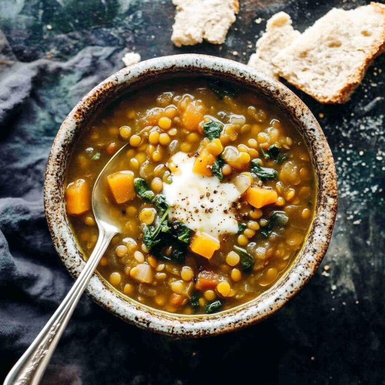 Healing Detox Crockpot Lentil Soup Recipe