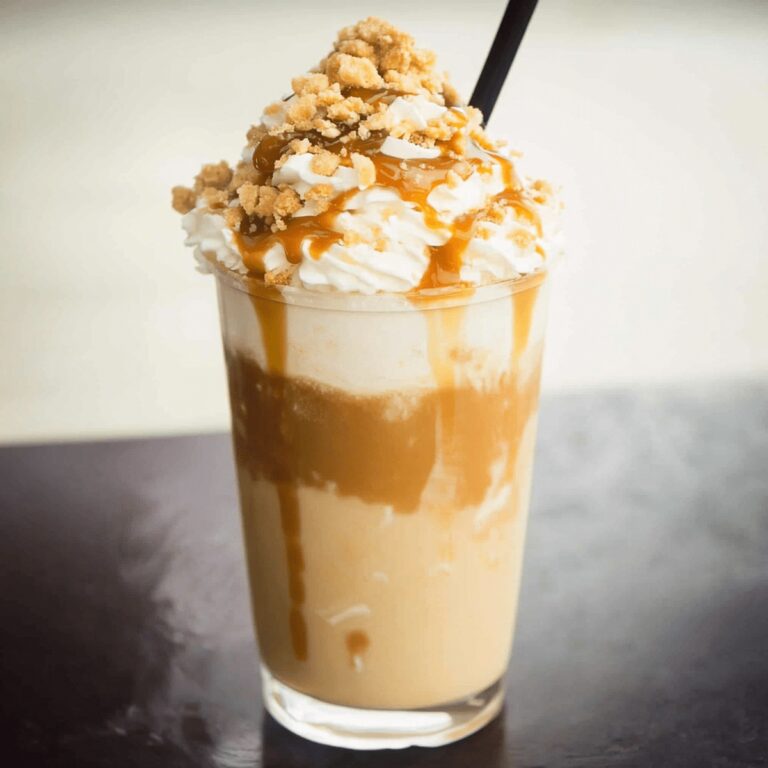 Caramel Ribbon Crunch Frappuccino Recipe