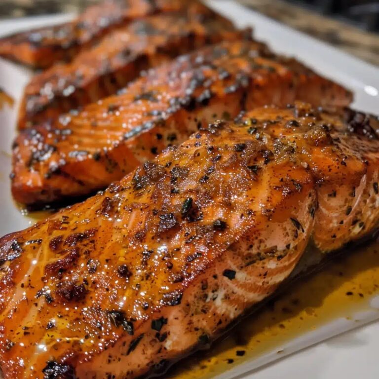 Cajun Honey Butter Salmon Recipe