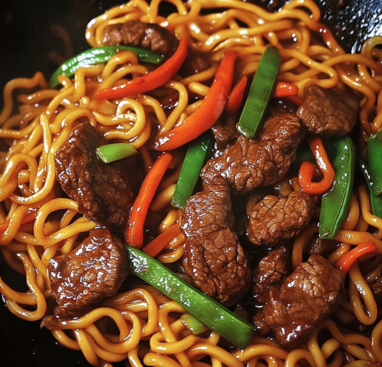 Savory Beef Lo Mein Recipe
