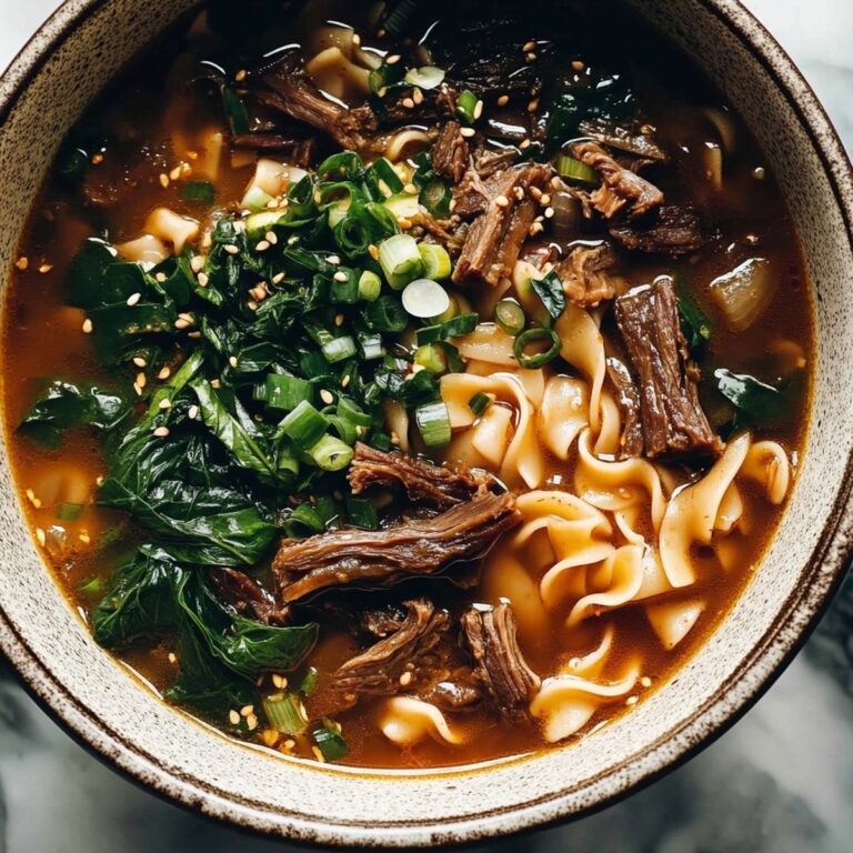 Hearty Instant Pot Spicy Short Rib Noodle Soup Recipe