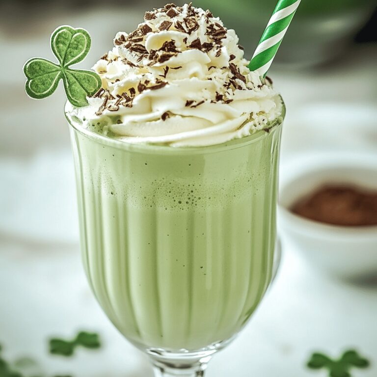 Shamrock Mint Milkshake Recipe