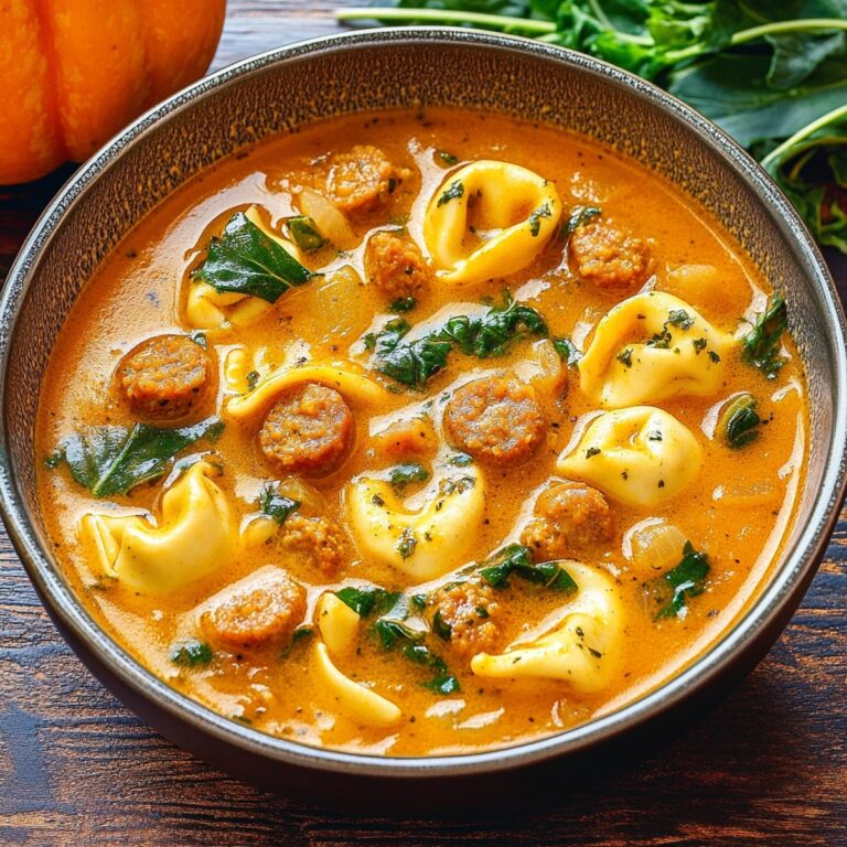 Hearty Butternut Sausage Tortellini Soup Recipe