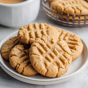 Crispy Peanut Butter Cookies Recipe