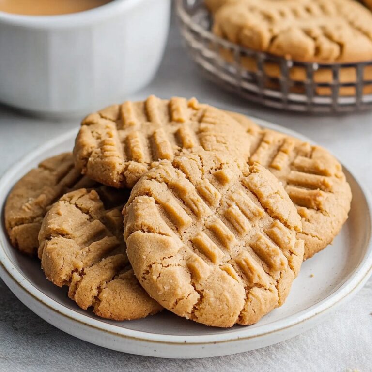 Crispy Peanut Butter Cookies Recipe