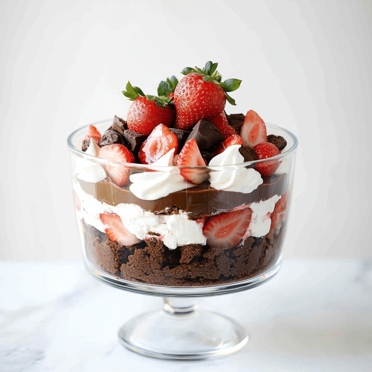 Brownie Strawberry Trifle Recipe