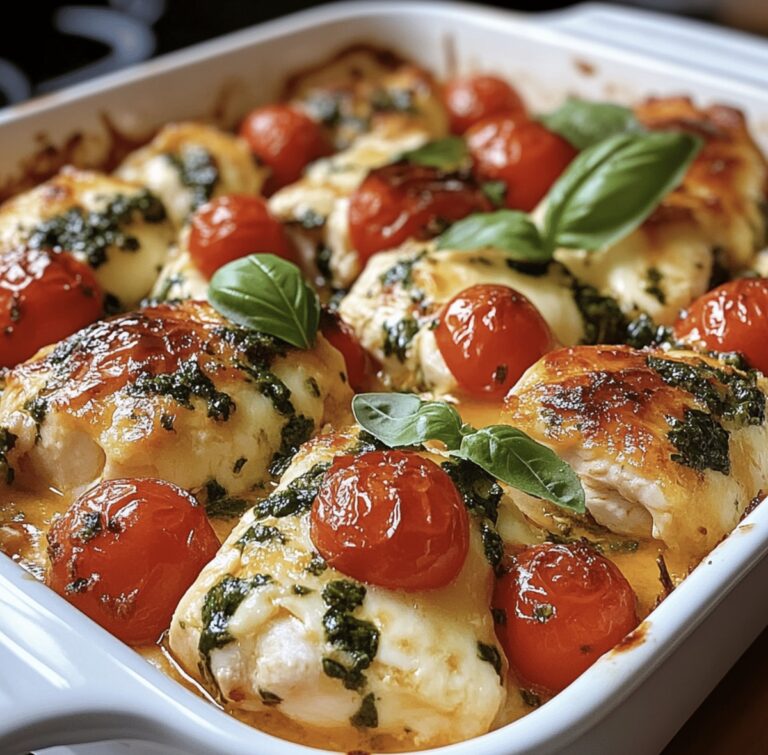 Caprese Chicken Casserole Recipe