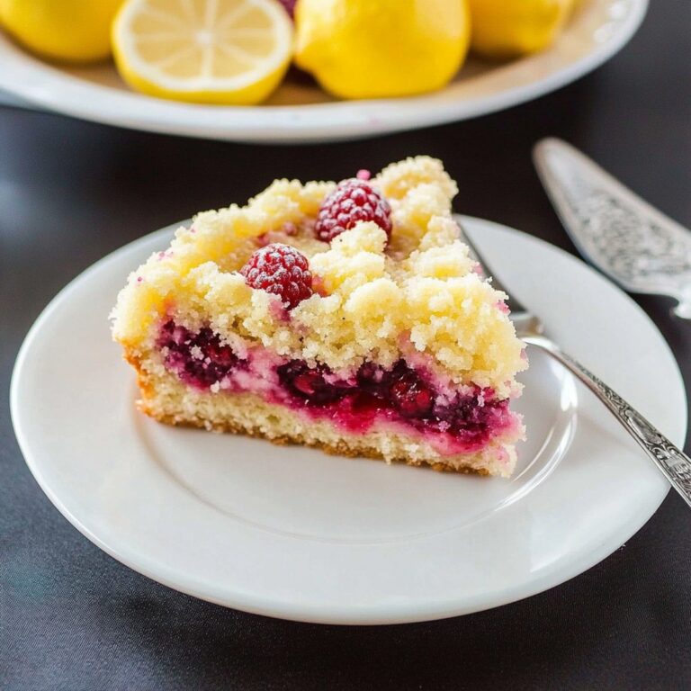 Vibrant Lemon Raspberry Cake Recipe